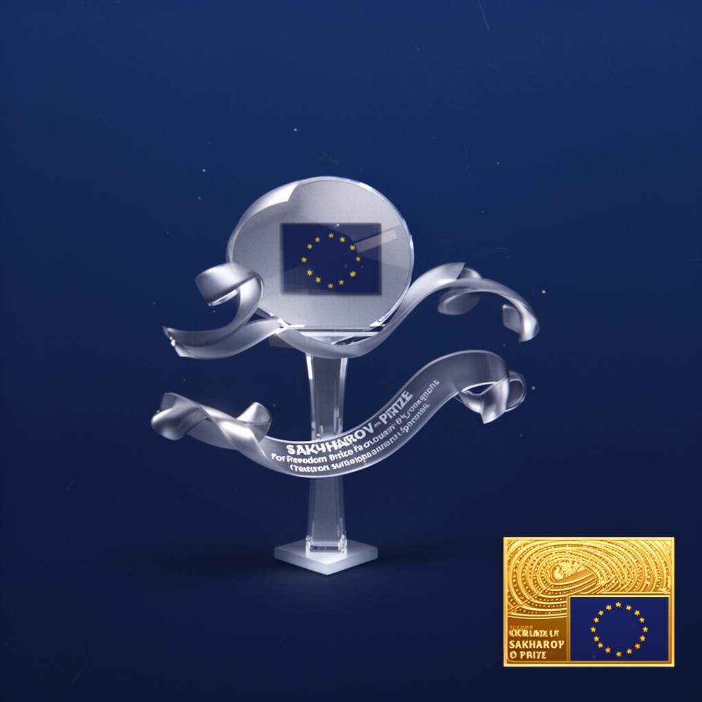 AI-generated illustration of Sakharov Prize for Freedom of Thought