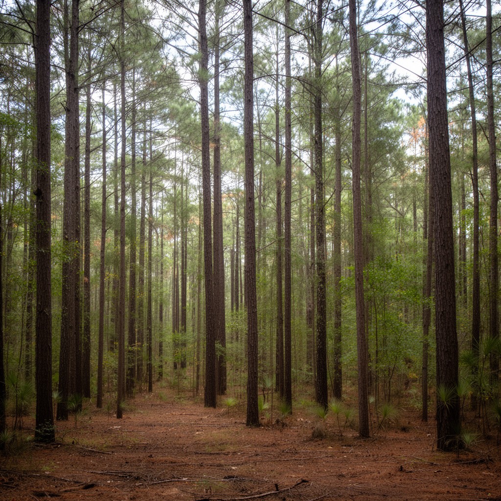 AI-generated illustration of Apalachicola National Forest