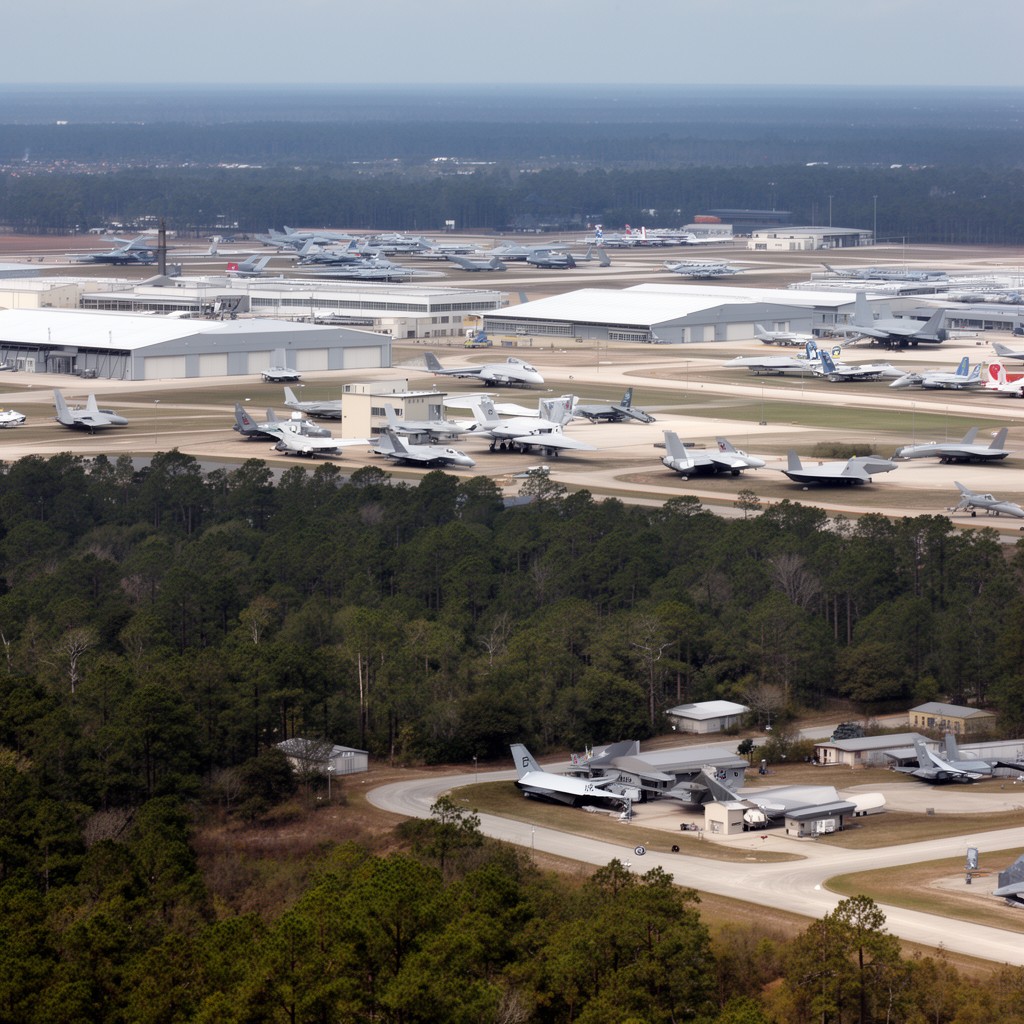 AI-generated illustration of Eglin Air Force Base