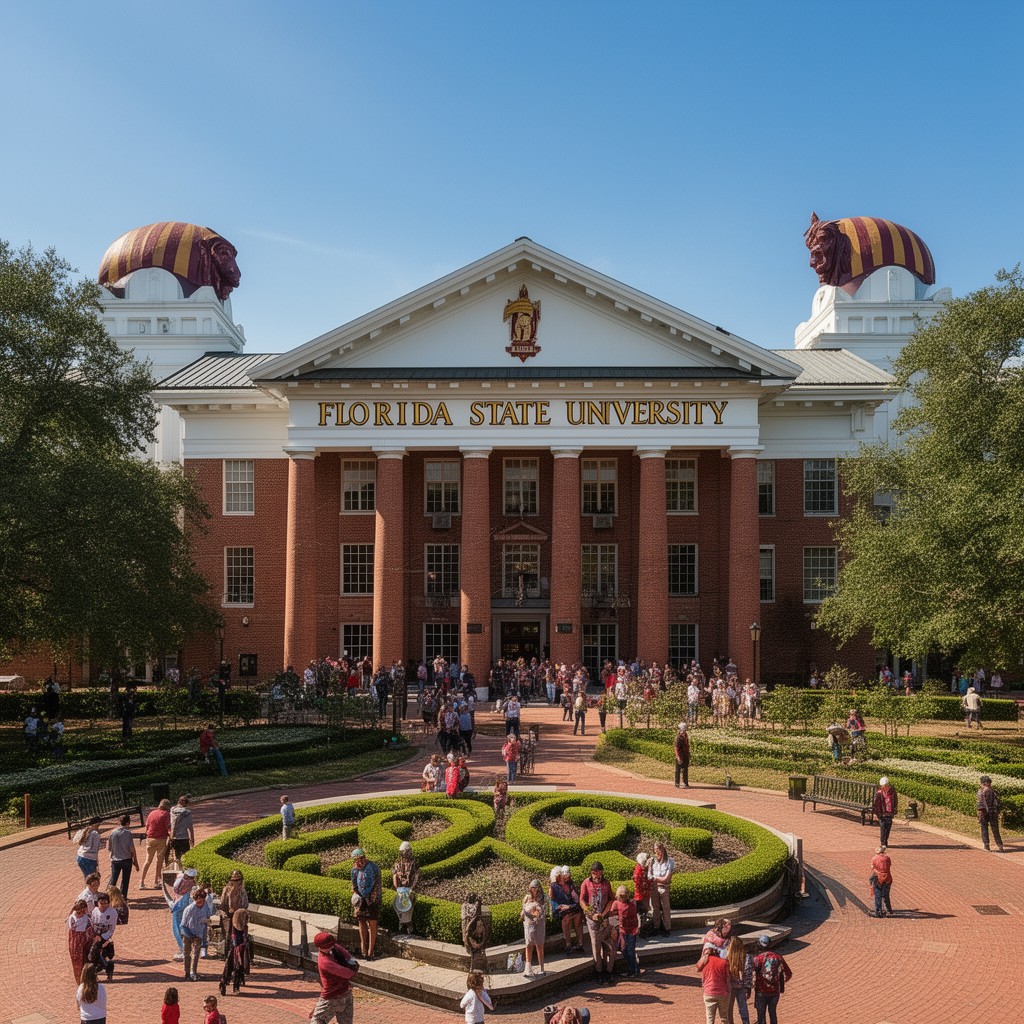 AI-generated illustration of Florida State University