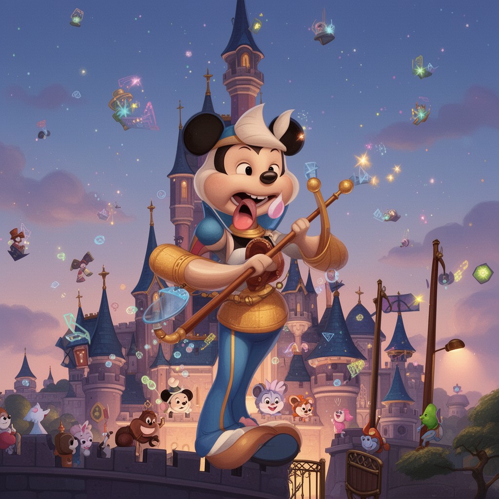 AI-generated illustration of Walt Disney Pictures