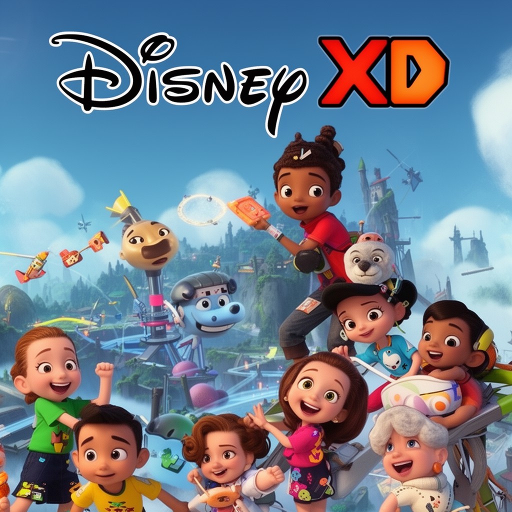 AI-generated illustration of Disney XD