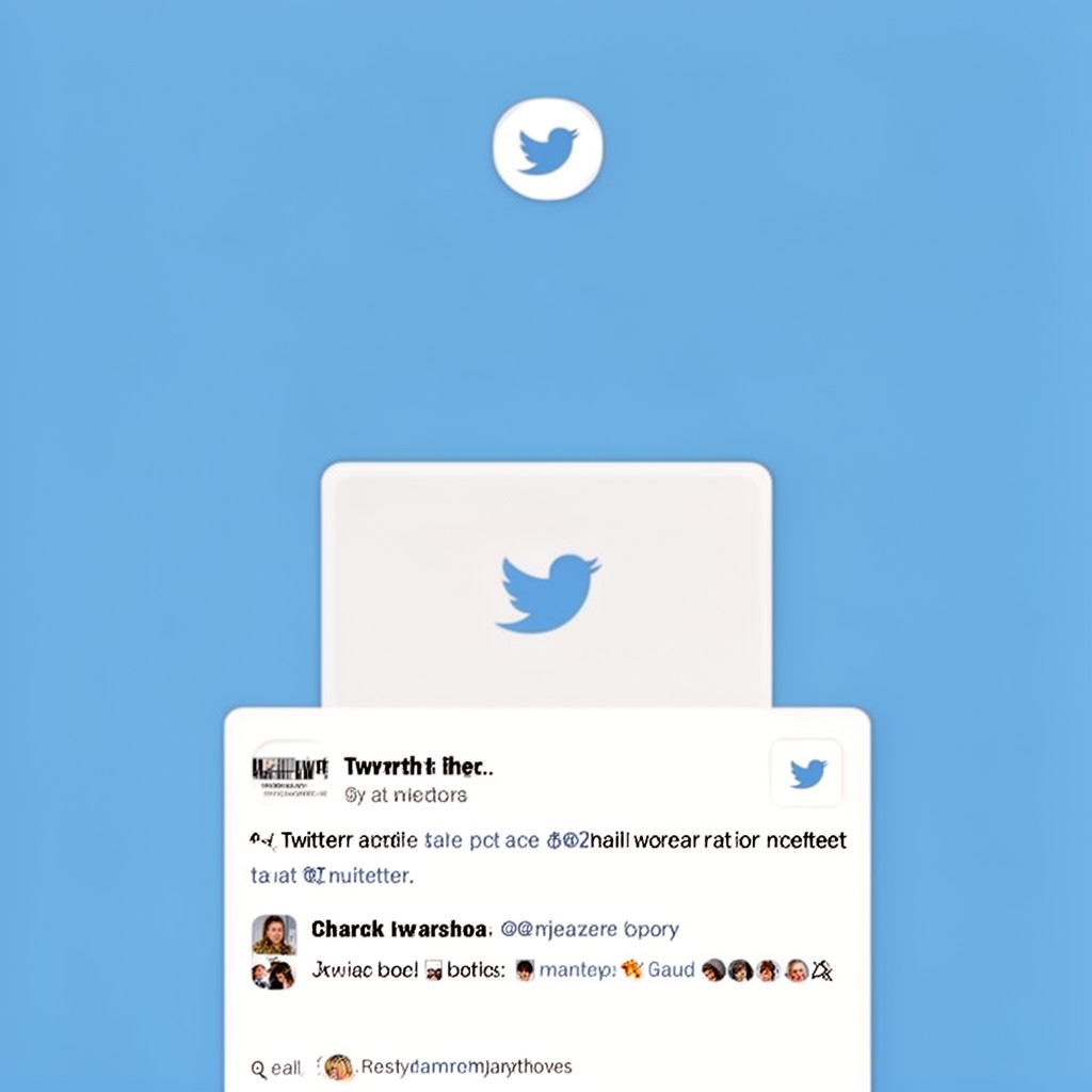 AI-generated illustration of Twitter, Inc.