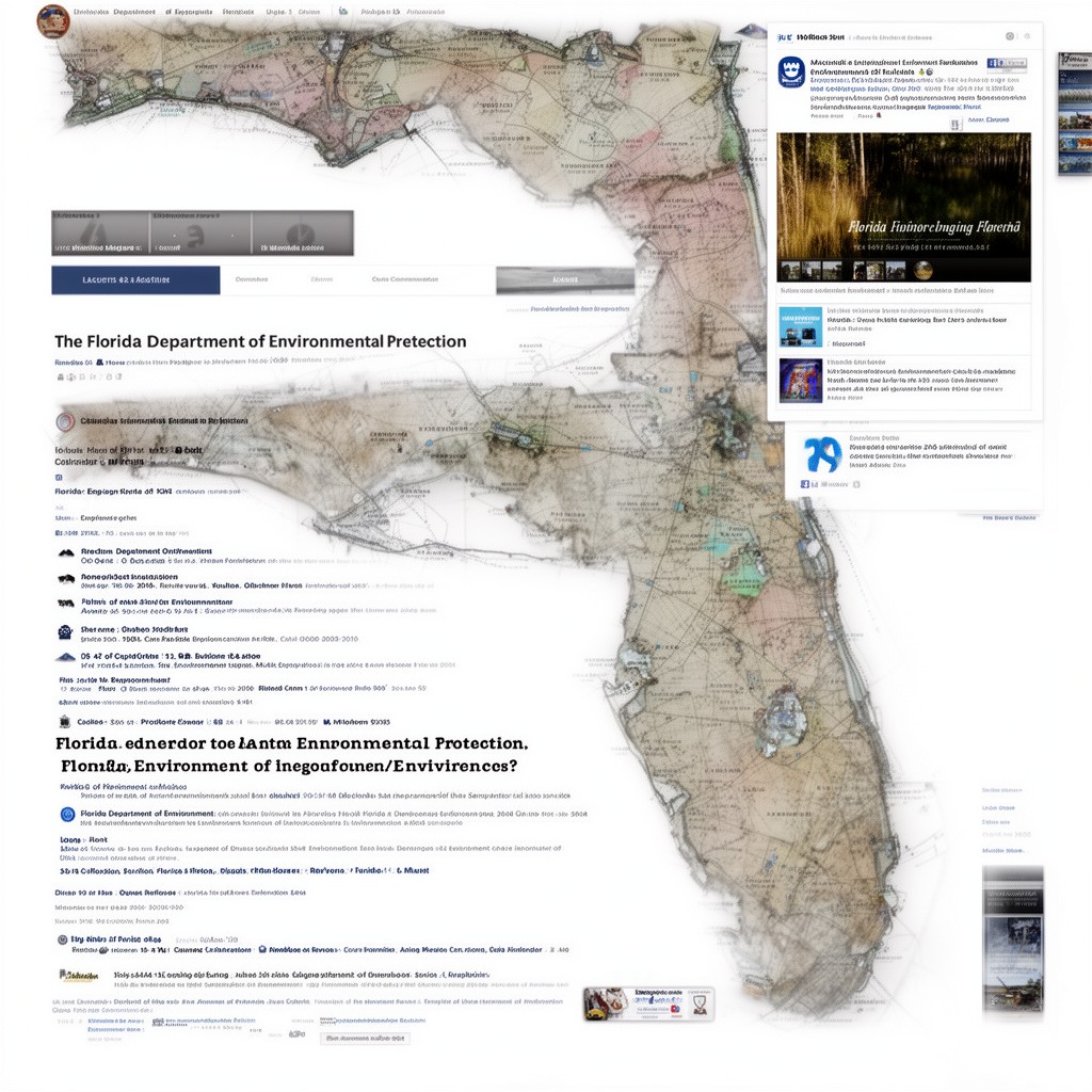 AI-generated illustration of Florida Department of Environmental Protection