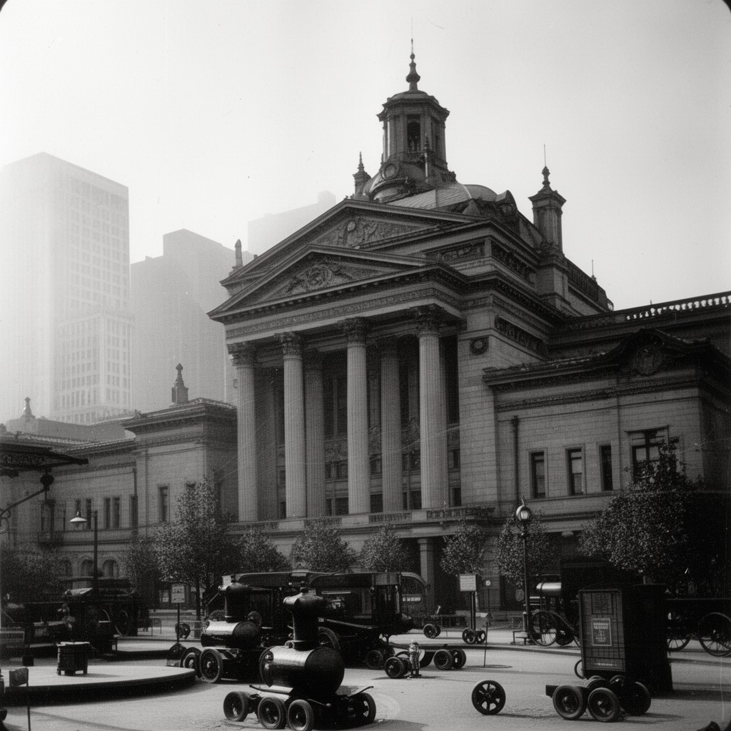 AI-generated illustration of Philadelphia Mint
