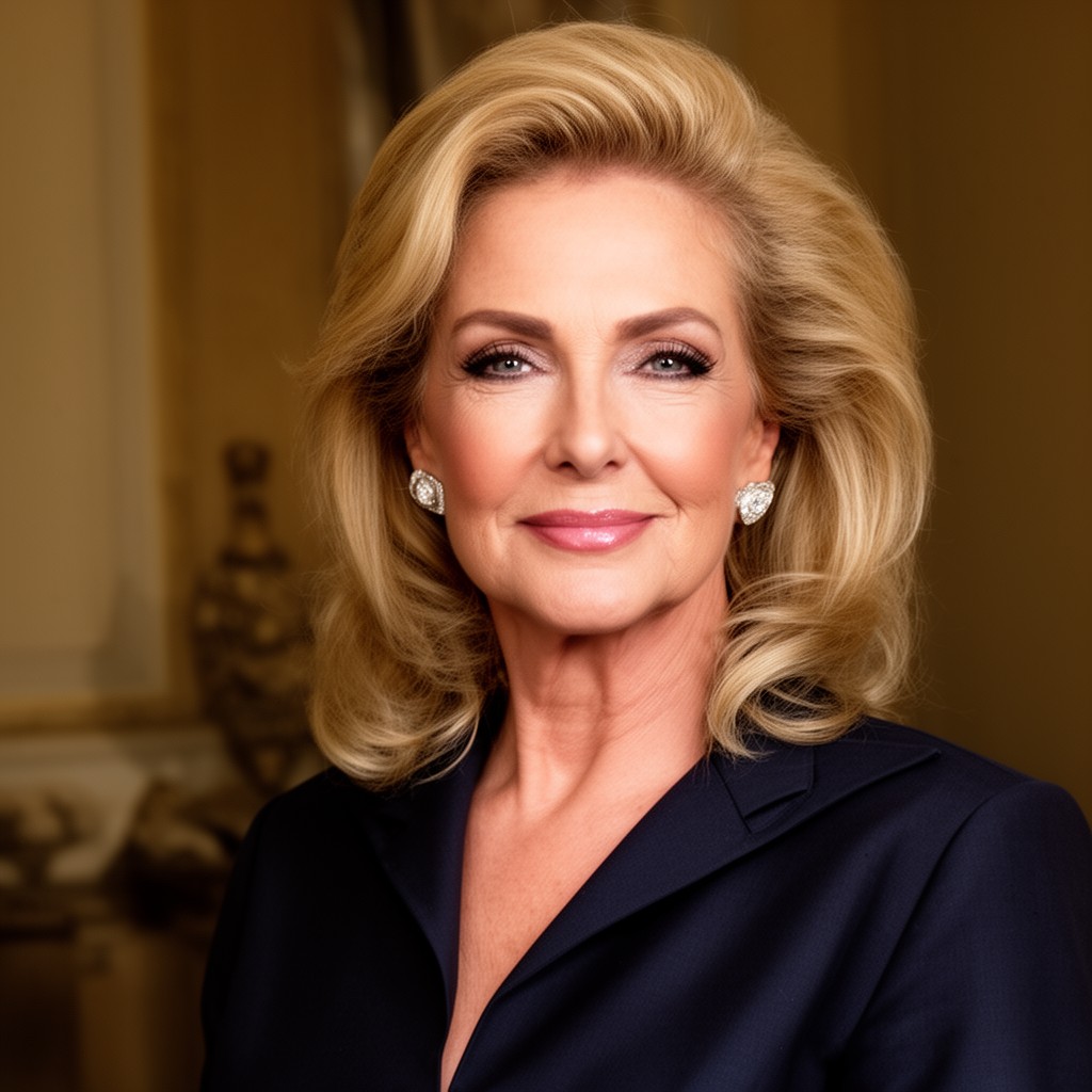 AI-generated illustration of Ivana Trump