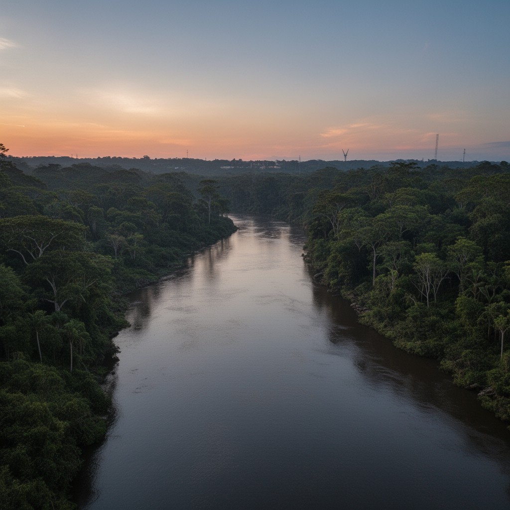 AI-generated illustration of Uruguay River