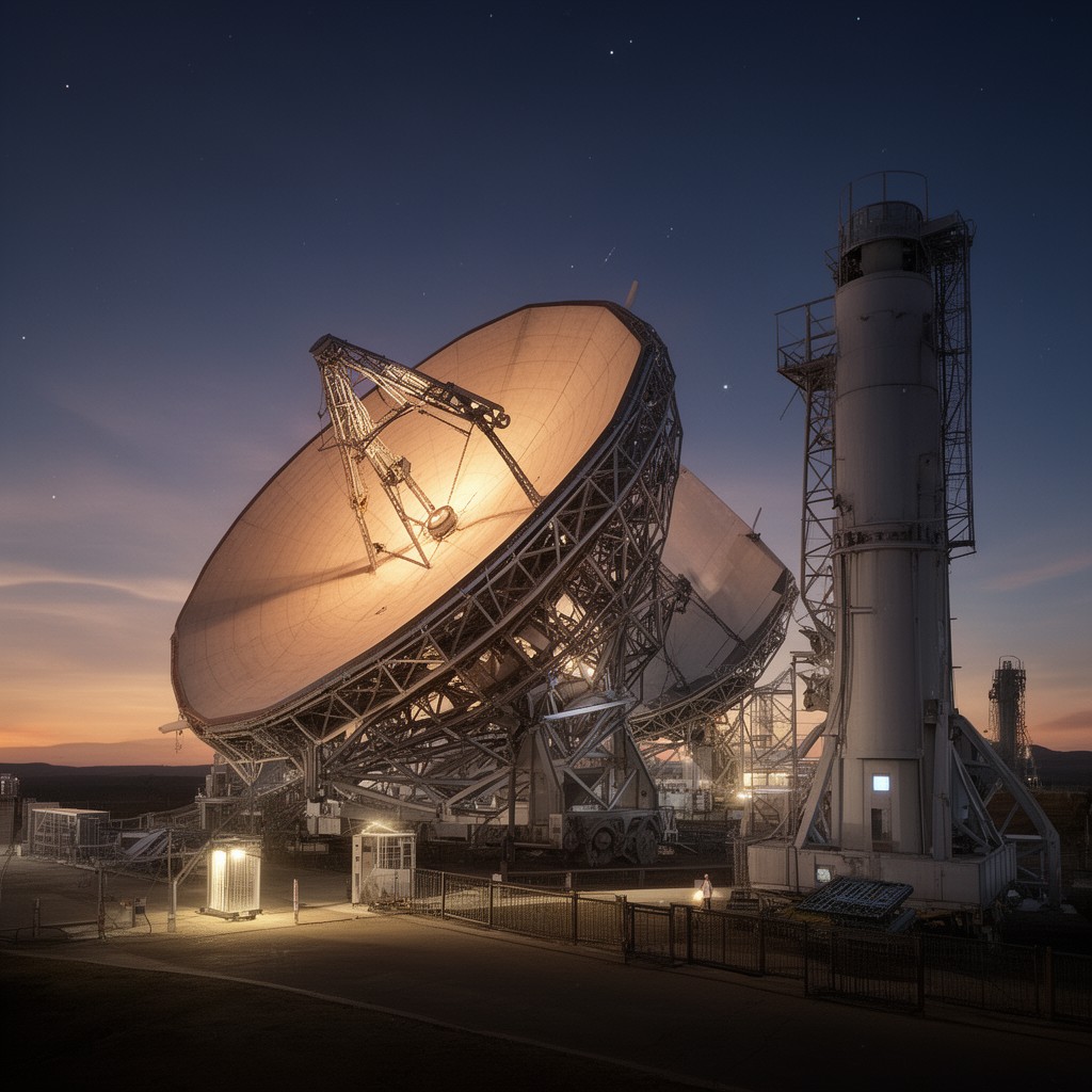 AI-generated illustration of Very Large Telescope