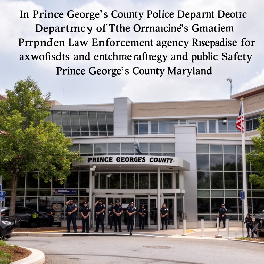 AI-generated illustration of Prince George’s County Police Department