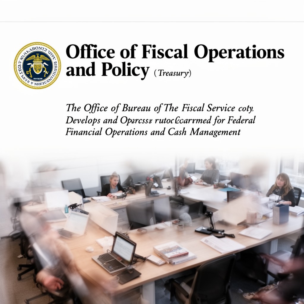 AI-generated illustration of Office of Fiscal Operations and Policy