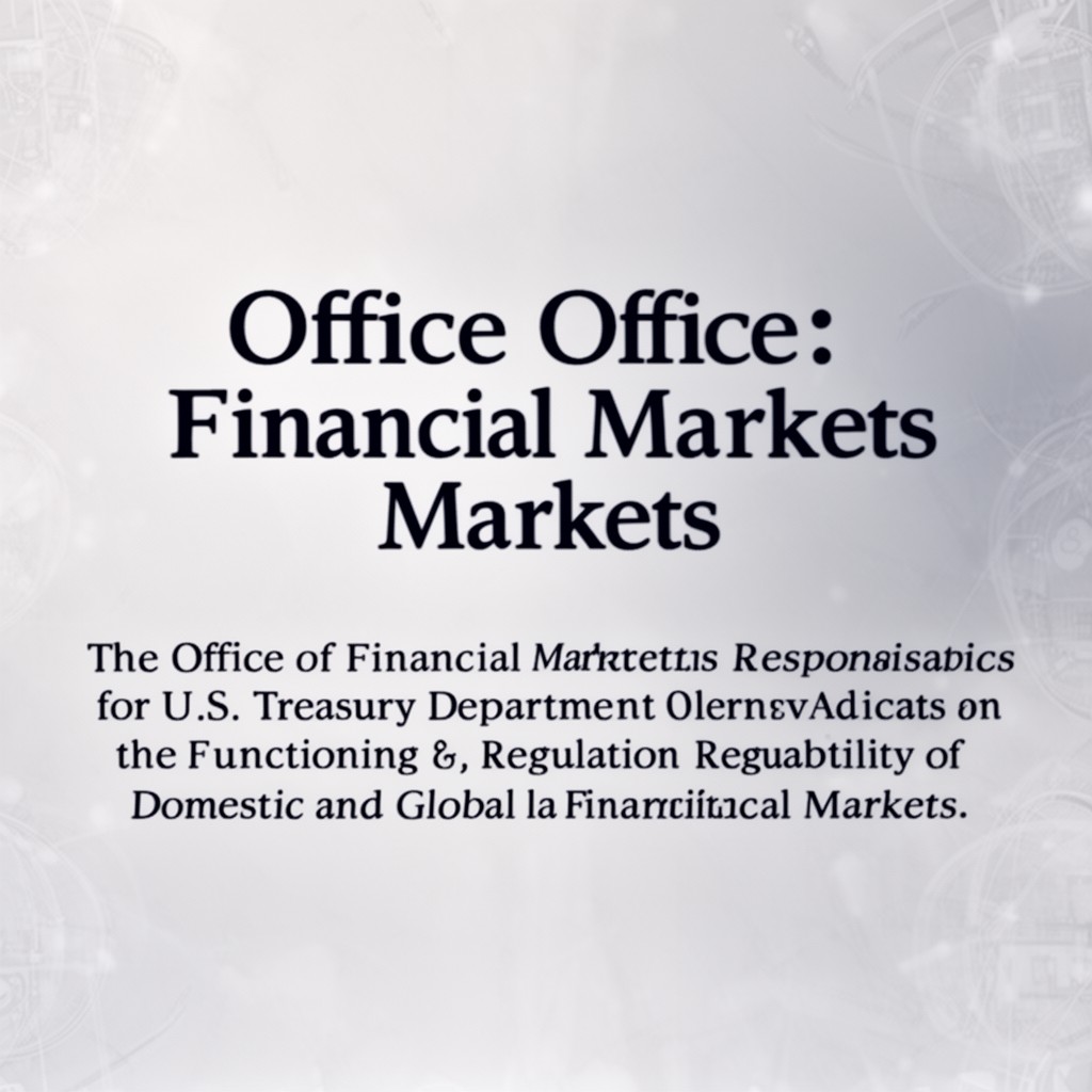 AI-generated illustration of Office of Financial Markets