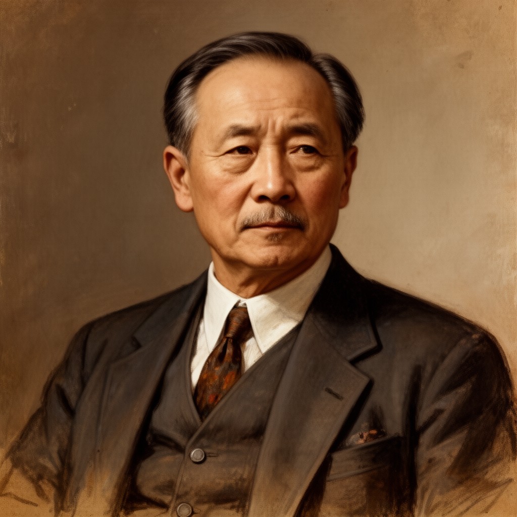 AI-generated illustration of Sun Yat-sen