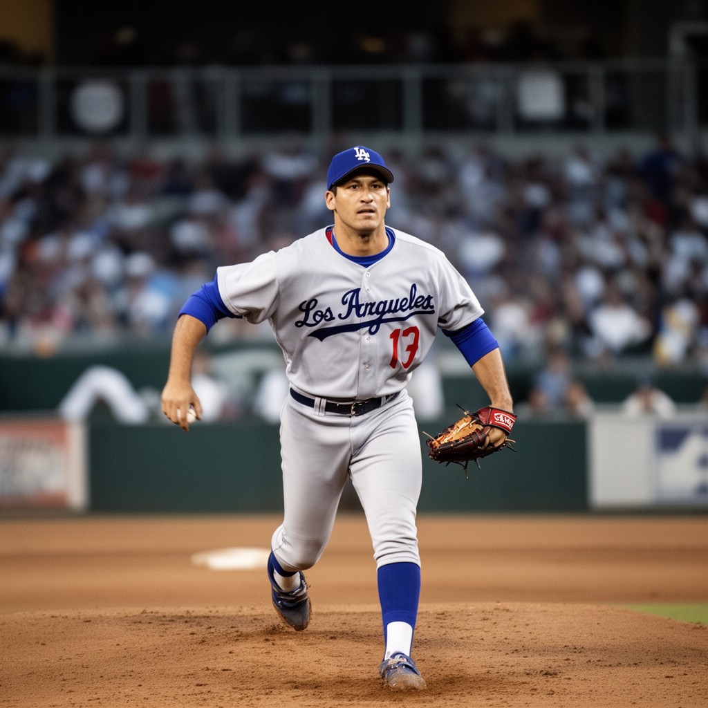 AI-generated illustration of Fernando Valenzuela