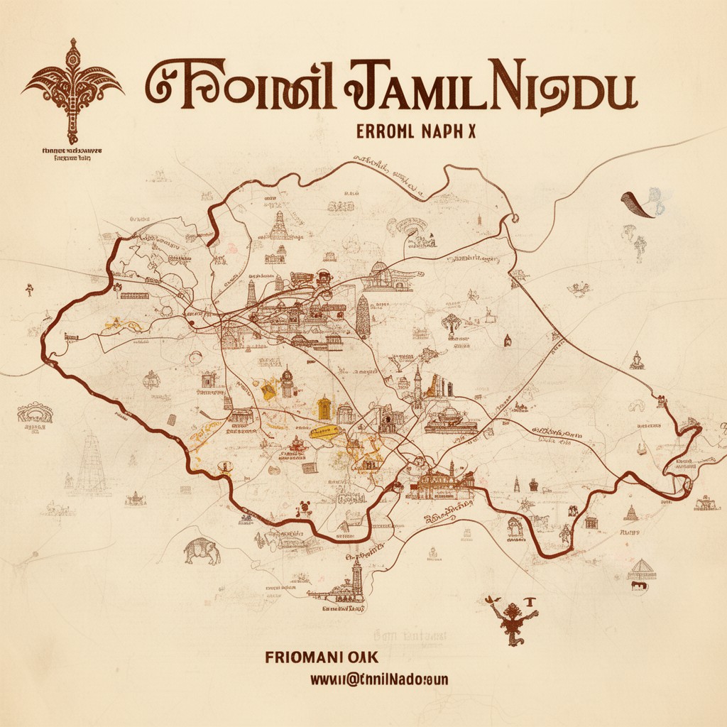 AI-generated illustration of Tamil Nadu
