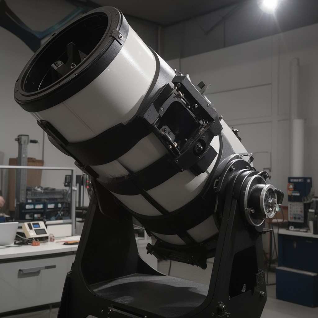 AI-generated illustration of Ritchey–Chrétien reflector