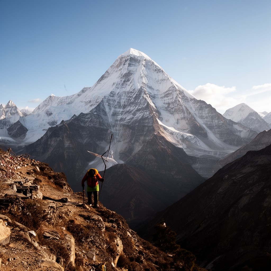 AI-generated illustration of Lhotse