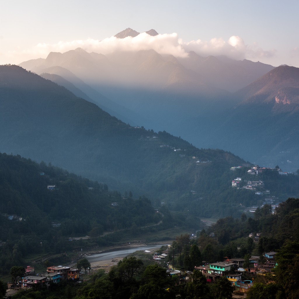 AI-generated illustration of Lesser Himalayas