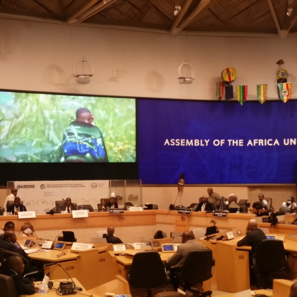 AI-generated illustration of Assembly of the African Union
