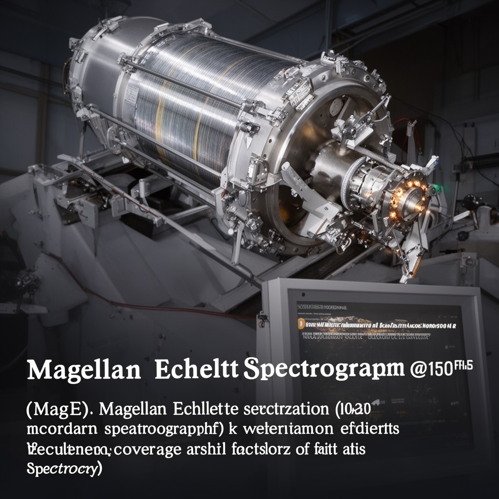 AI-generated illustration of Magellan Echellette Spectrograph (MagE)