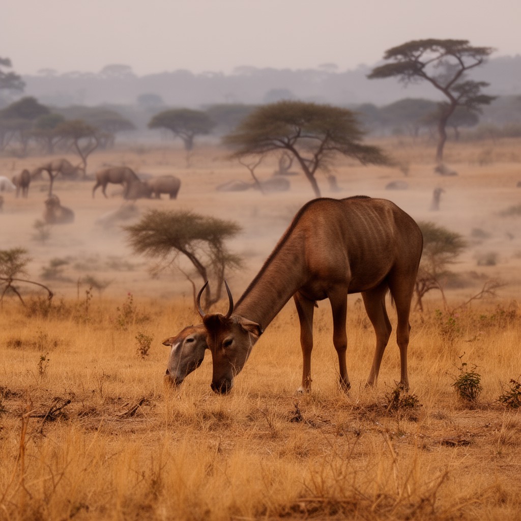 AI-generated illustration of Chewore Safari Area