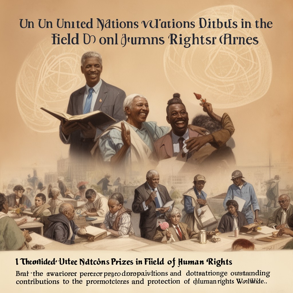 AI-generated illustration of United Nations Prize in the Field of Human Rights