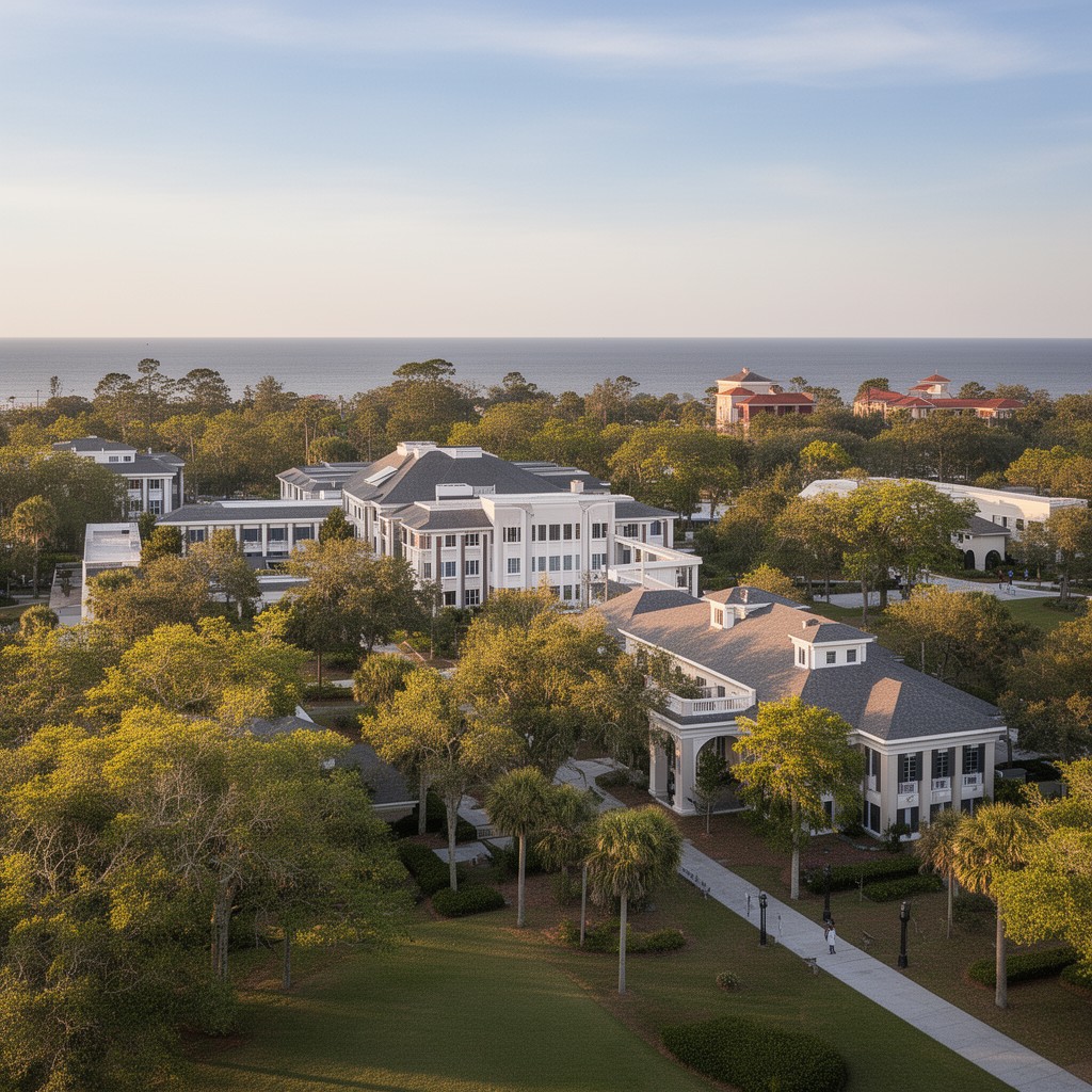 AI-generated illustration of University of West Florida