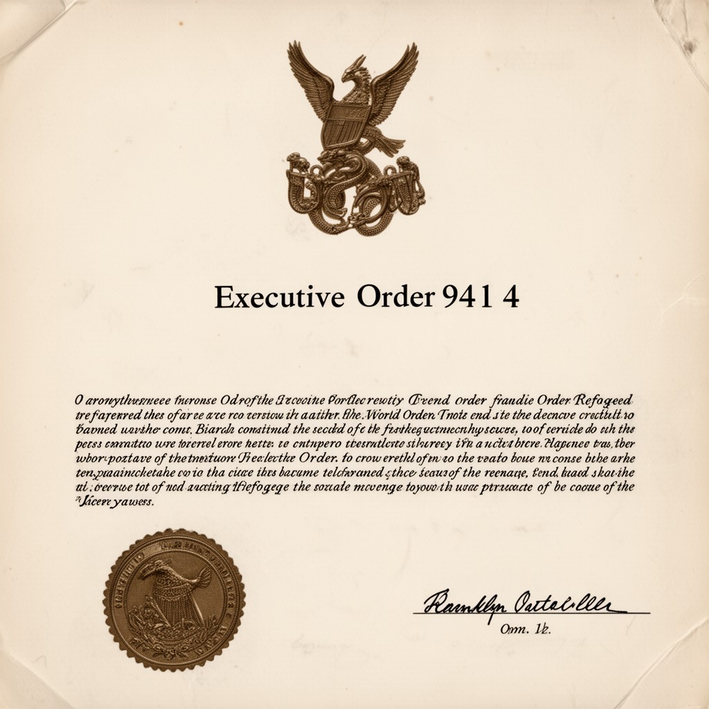 AI-generated illustration of Executive Order 9417