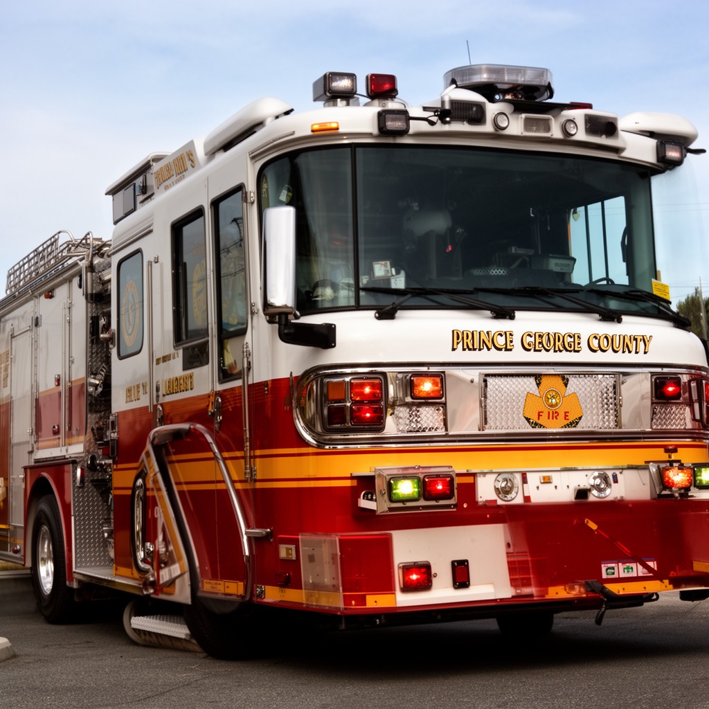 AI-generated illustration of Prince George’s County Fire/EMS Department