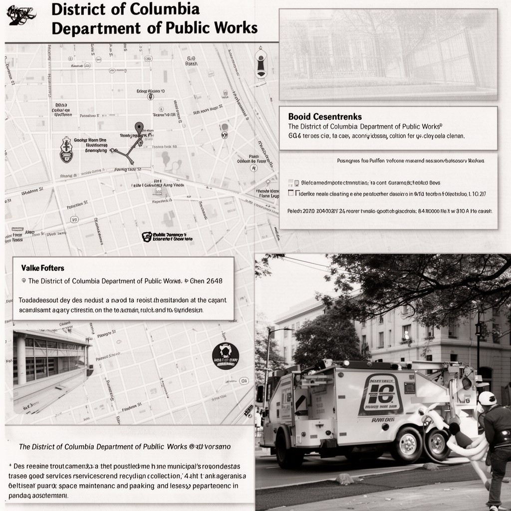AI-generated illustration of District of Columbia Department of Public Works