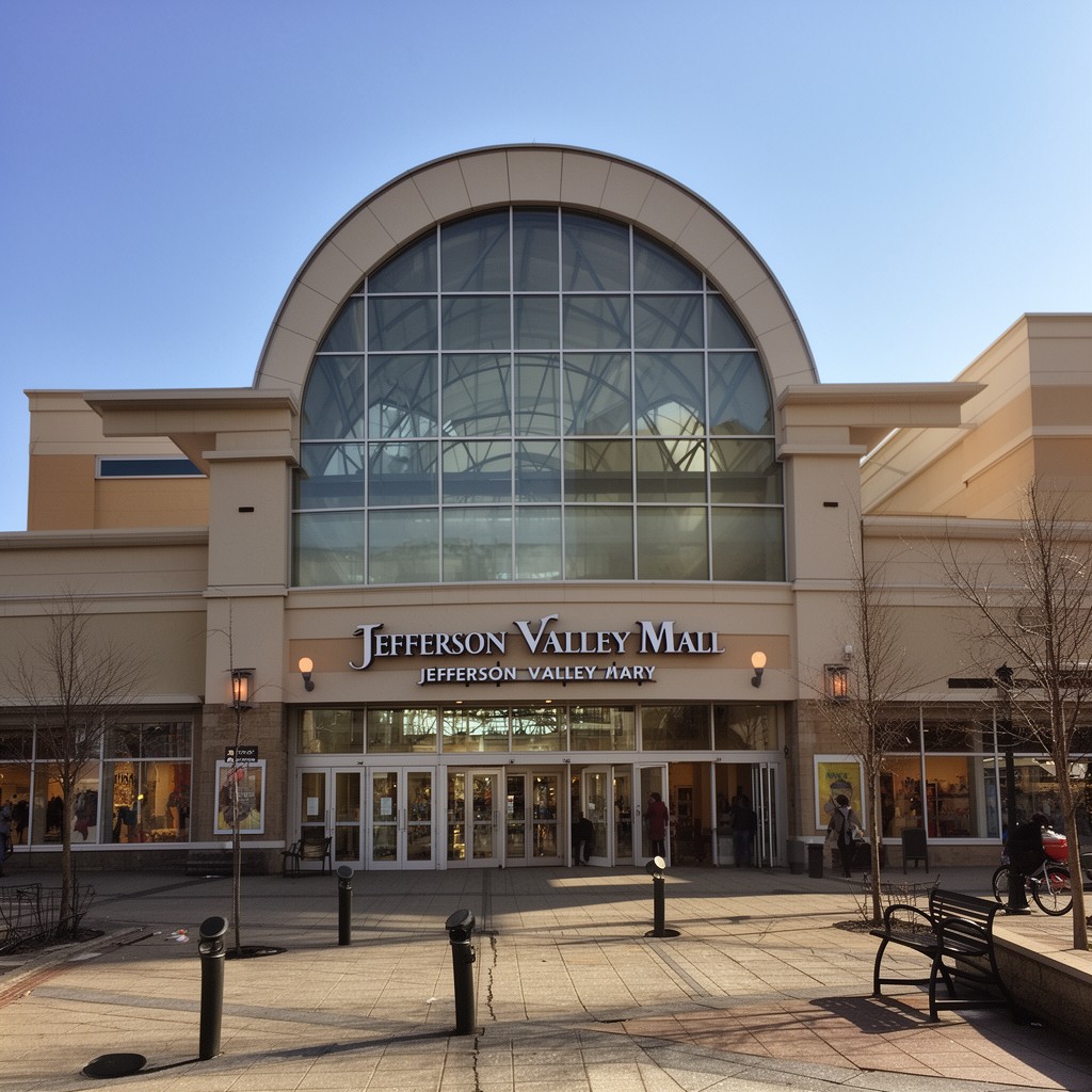 AI-generated illustration of Jefferson Valley Mall