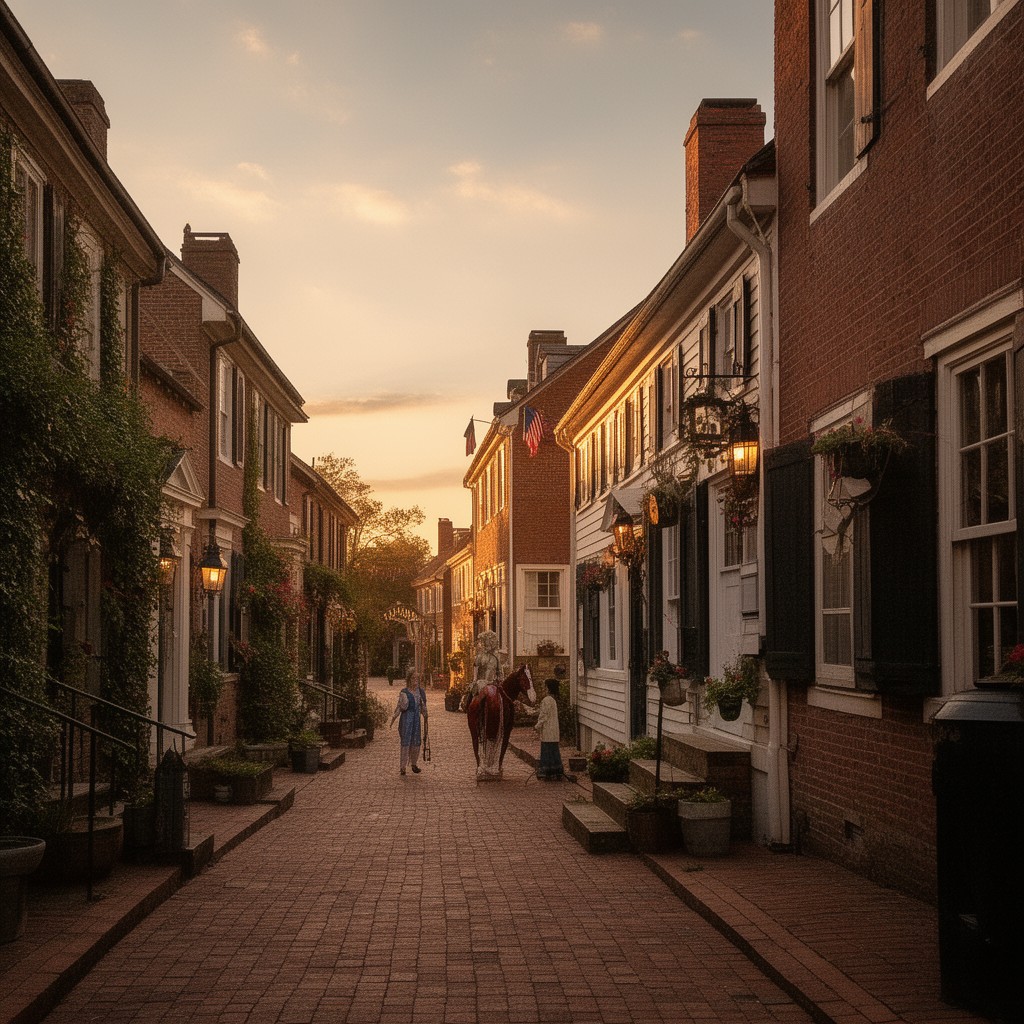 AI-generated illustration of Williamsburg