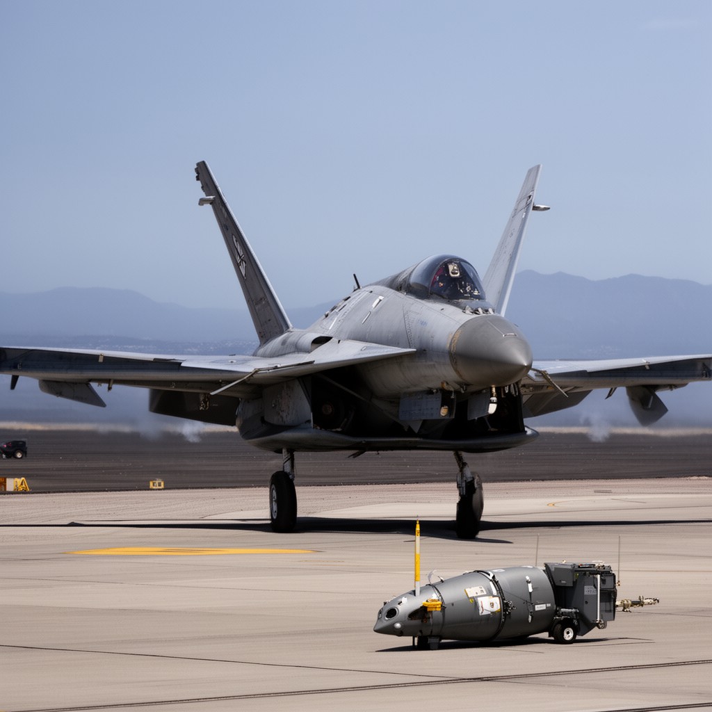 AI-generated illustration of Naval Air Warfare Center Weapons Division
