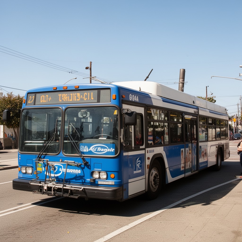 AI-generated illustration of AC Transit