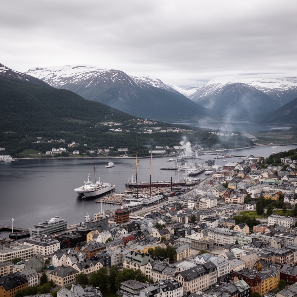 AI-generated illustration of Narvik