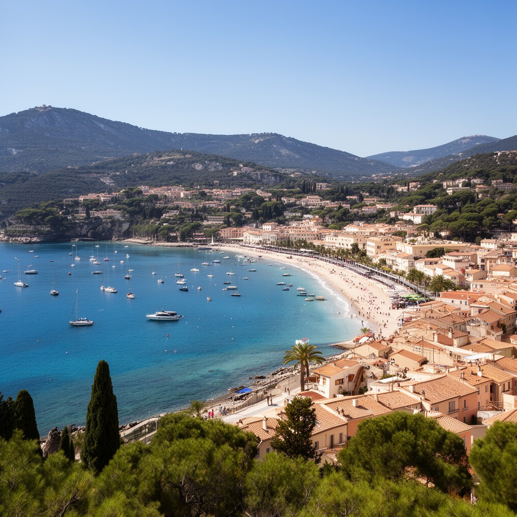 AI-generated illustration of Cavalaire-sur-Mer