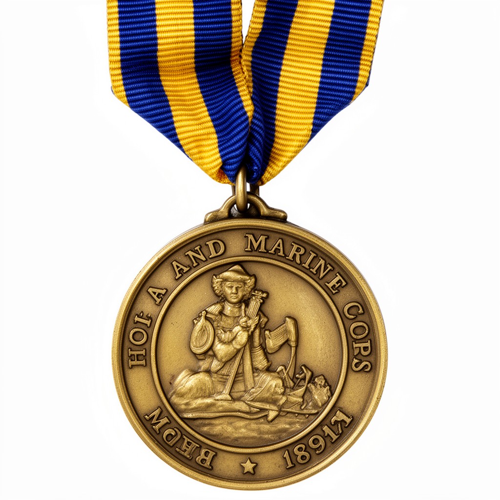 AI-generated illustration of Navy and Marine Corps Medal