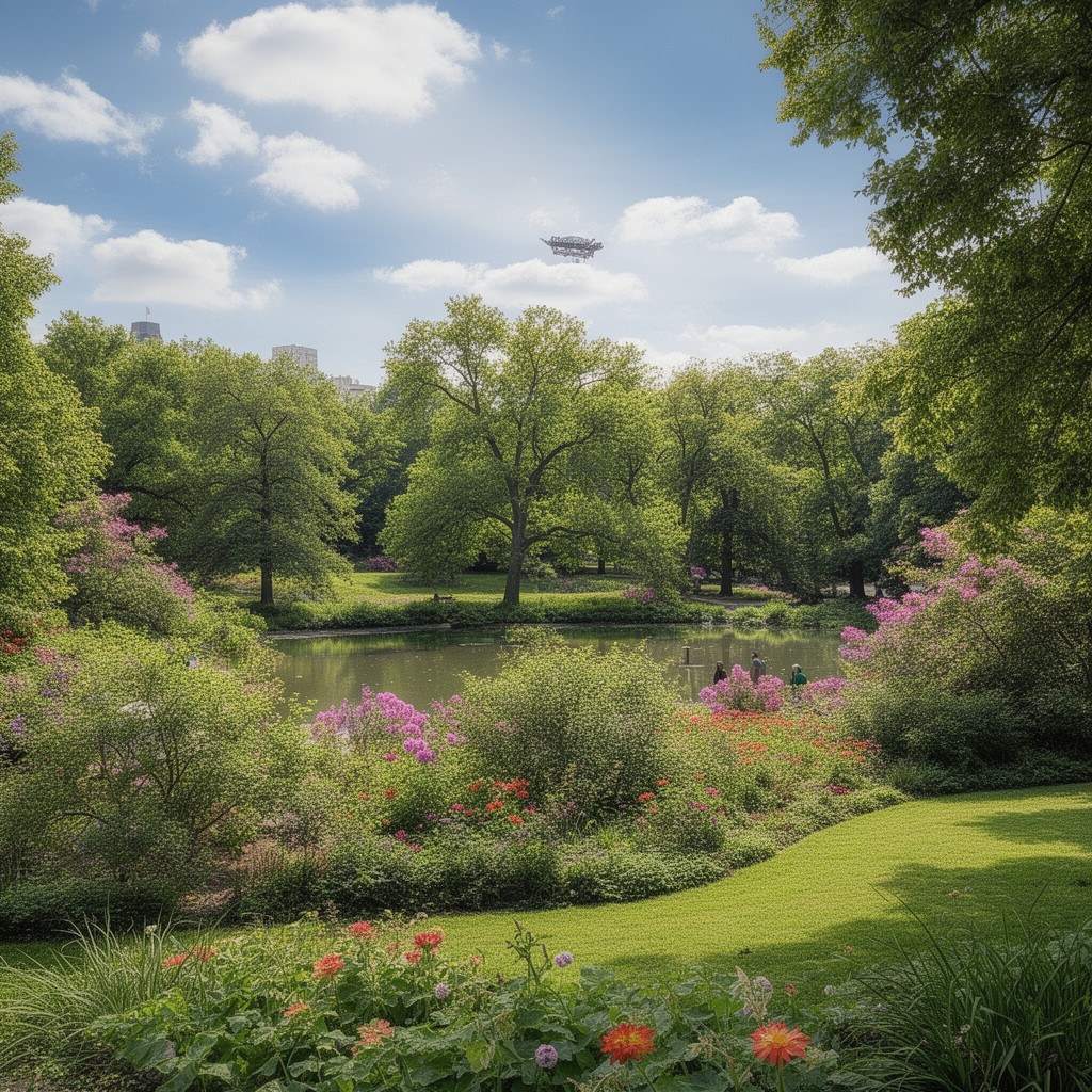 AI-generated illustration of Central Park Conservancy