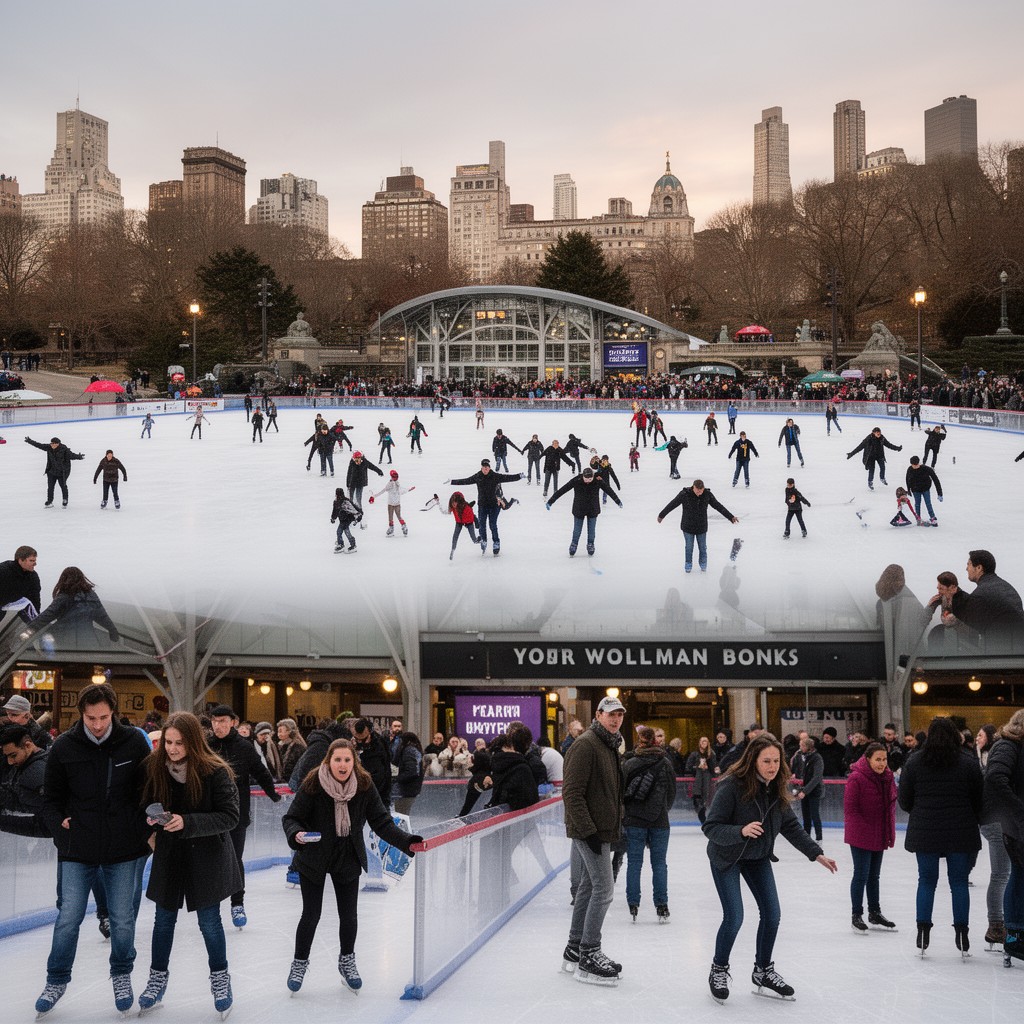 AI-generated illustration of Wollman Rink