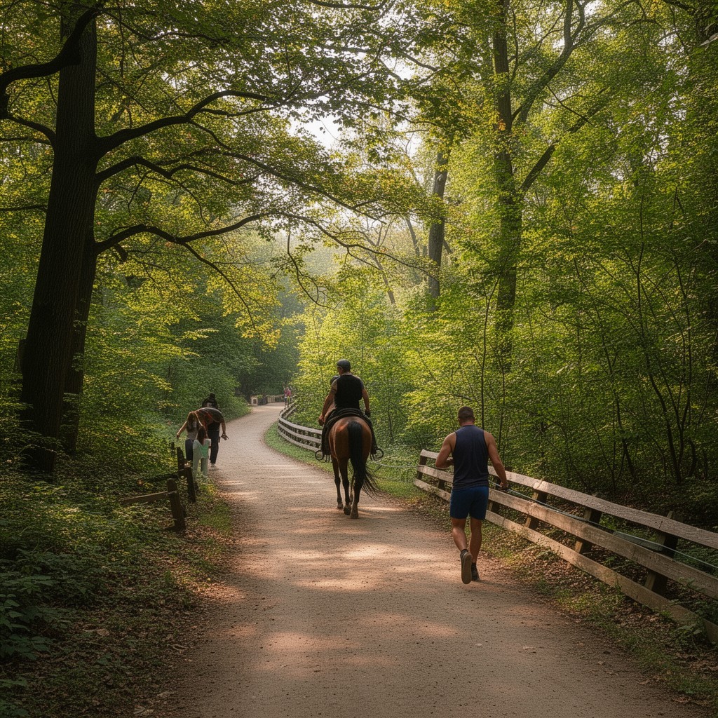 AI-generated illustration of The Bridle Path