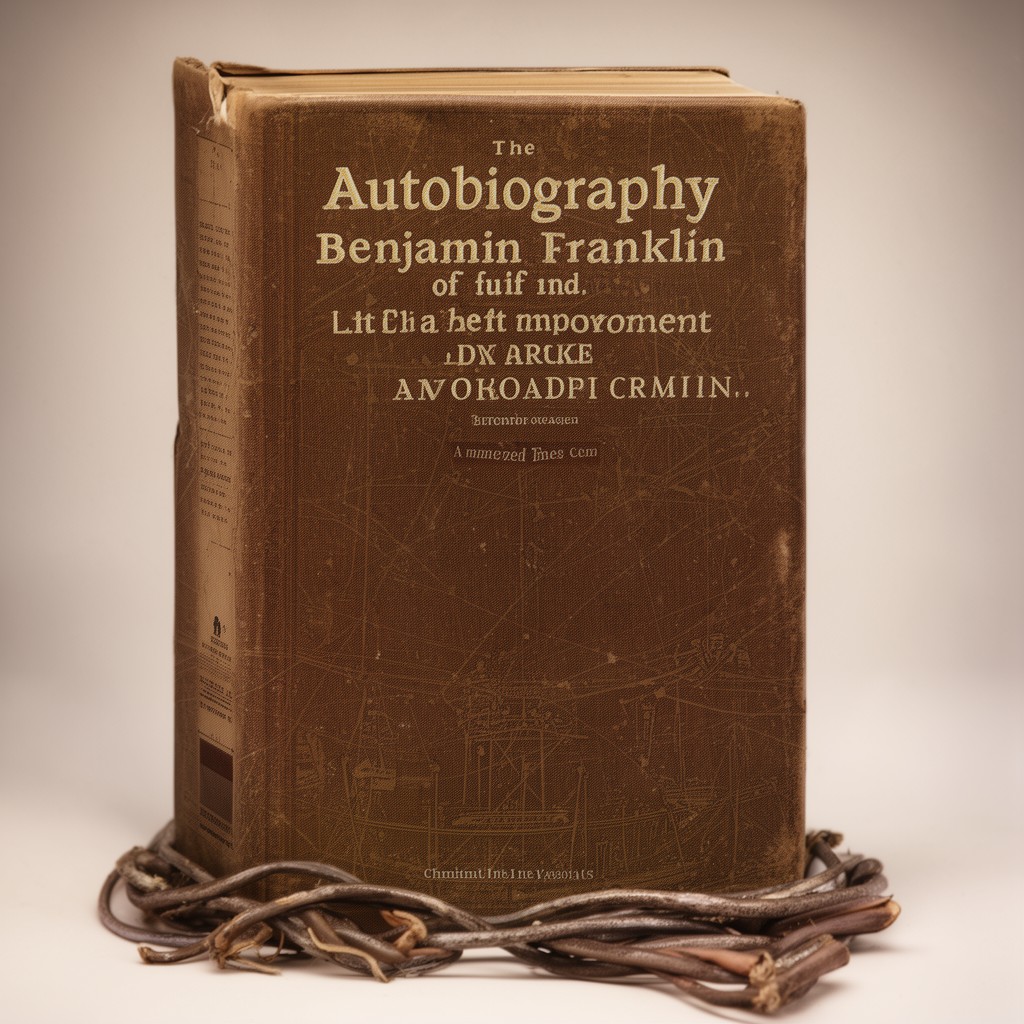 AI-generated illustration of The Autobiography of Benjamin Franklin