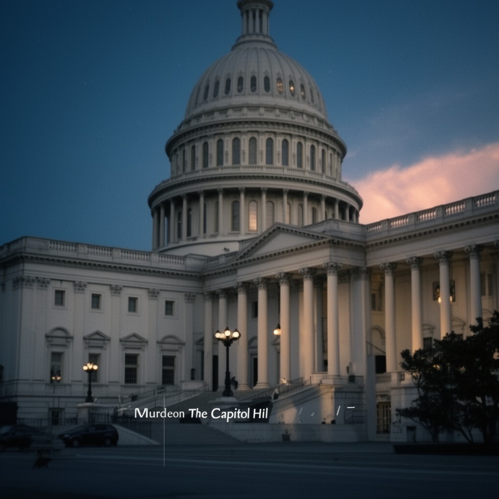 AI-generated illustration of Murder on Capitol Hill