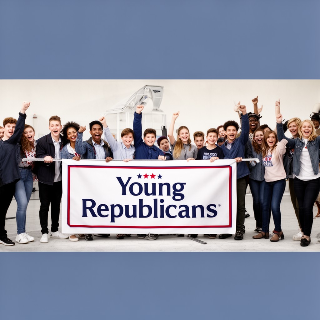 AI-generated illustration of Young Republicans