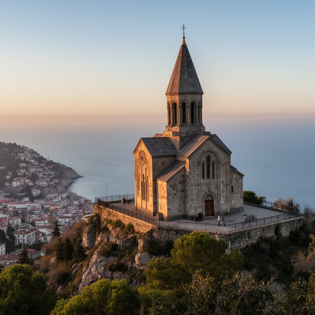 AI-generated illustration of Armenian Church of St. Hripsime (Yalta)