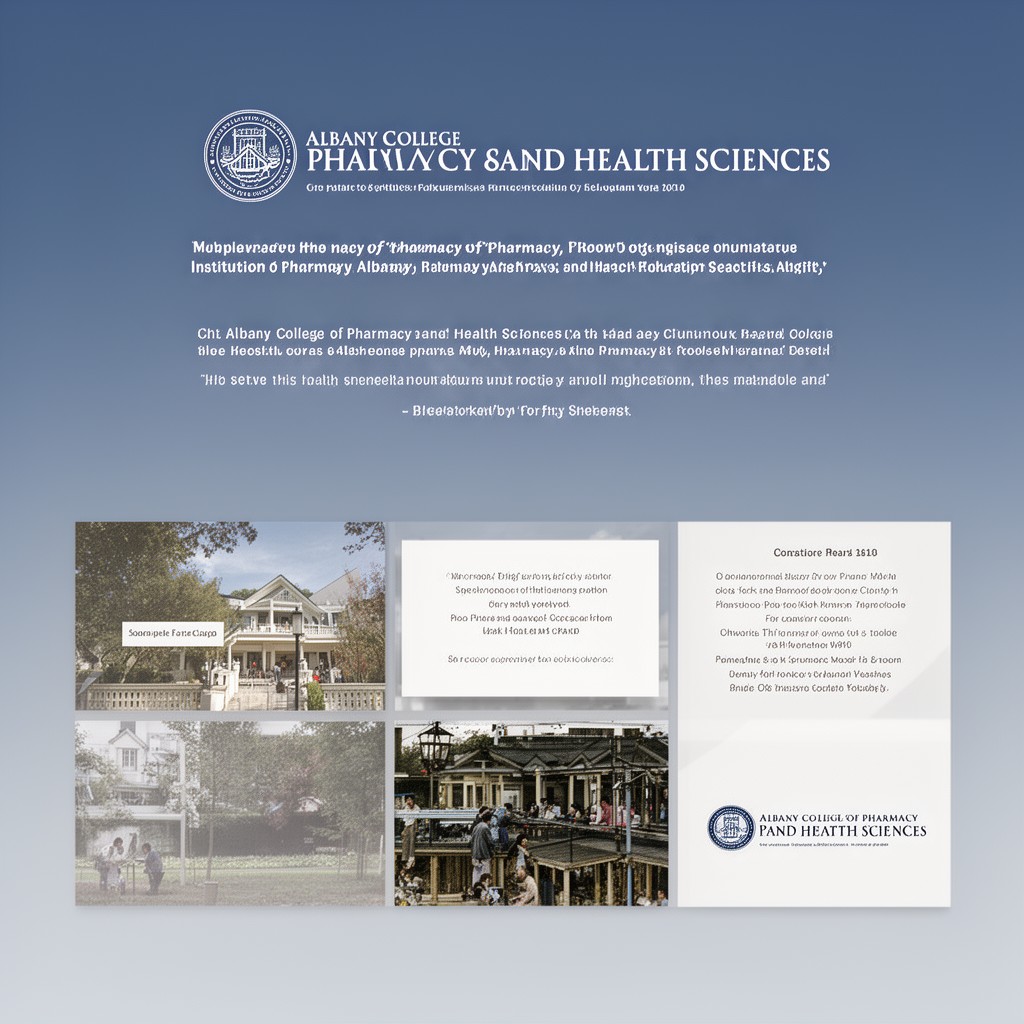 AI-generated illustration of Albany College of Pharmacy and Health Sciences