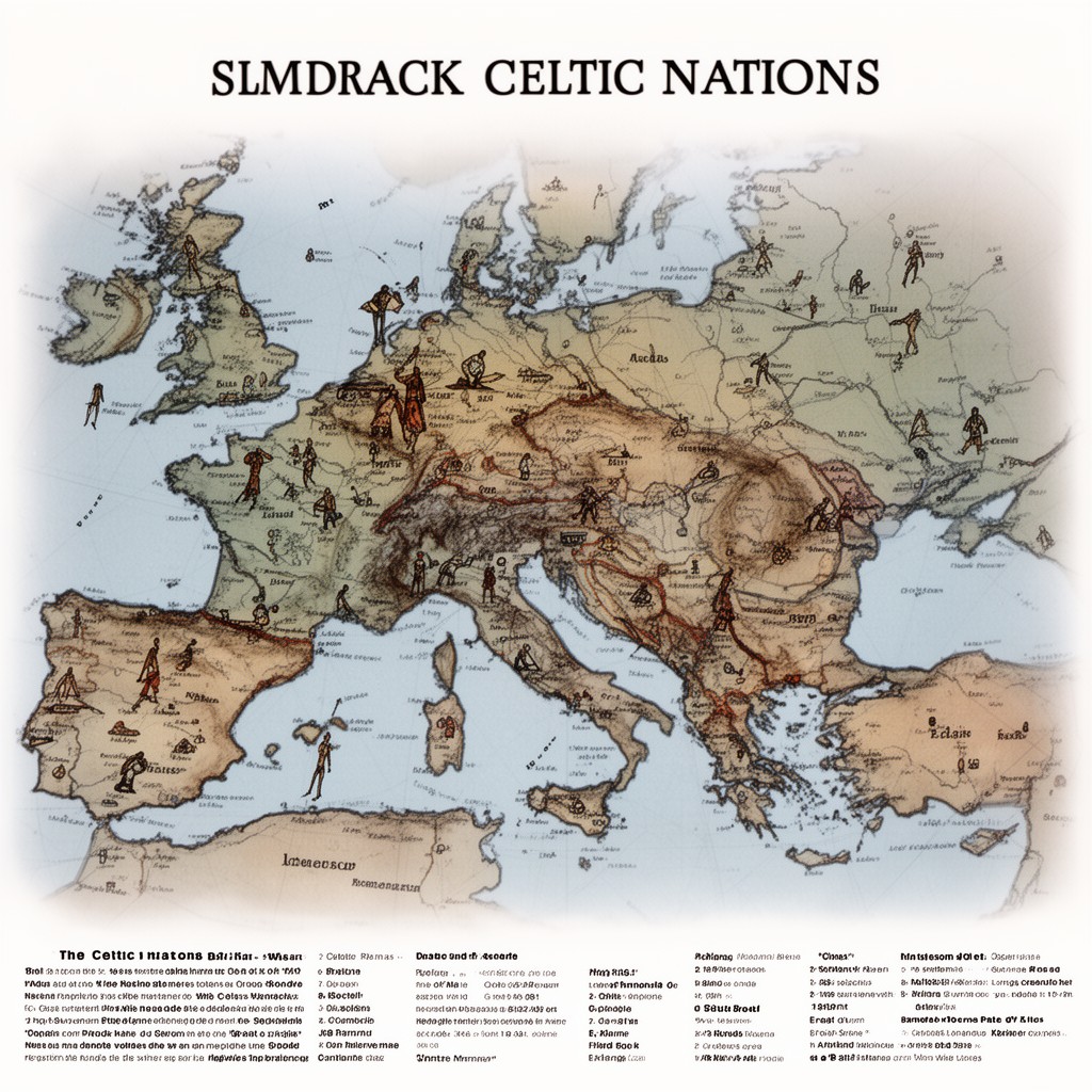 AI-generated illustration of Celtic nations