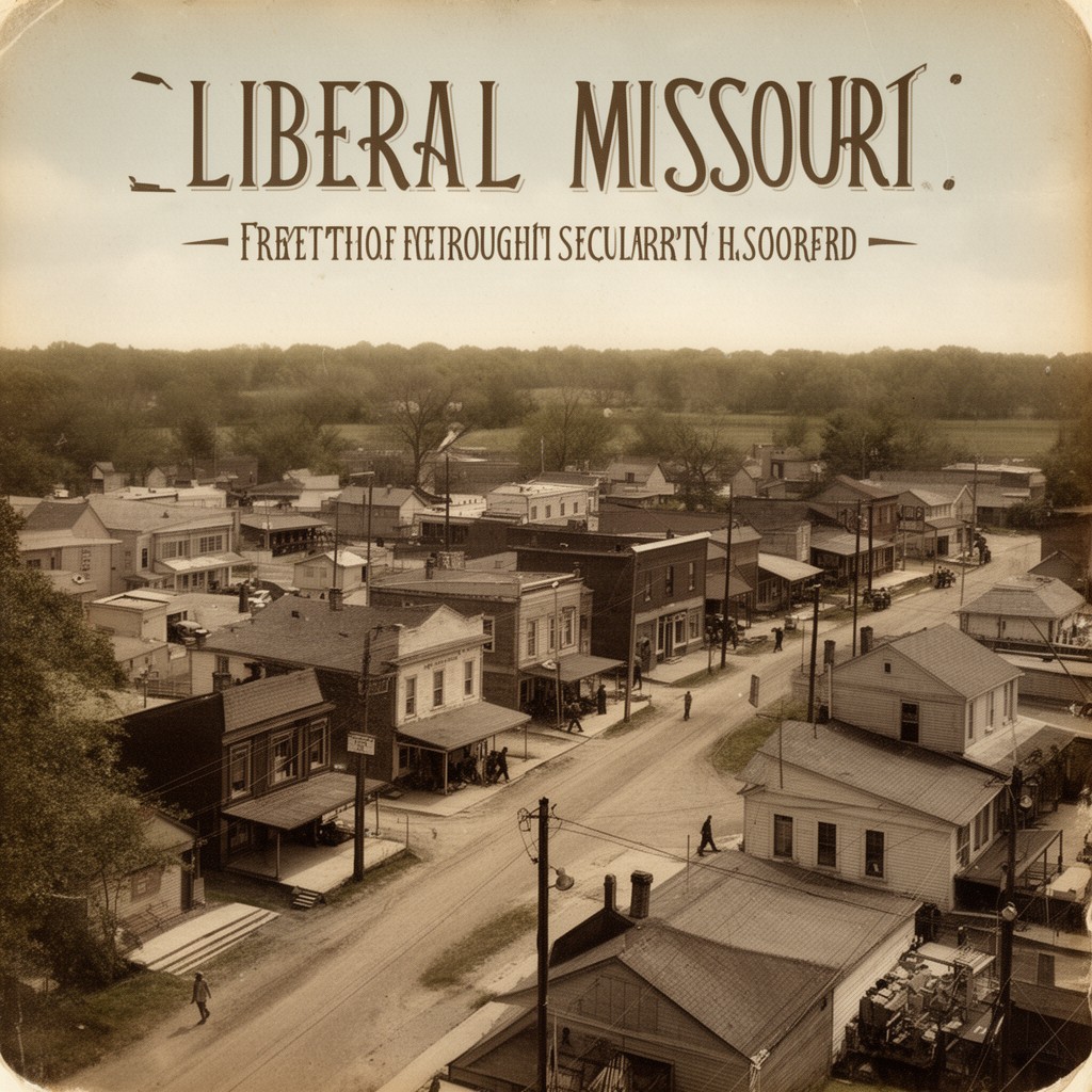 AI-generated illustration of Liberal, Missouri