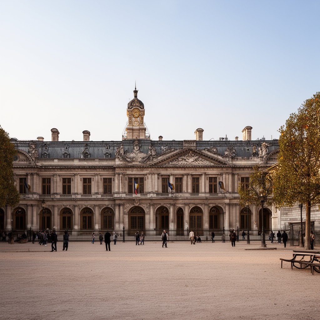 AI-generated illustration of Tuileries Palace