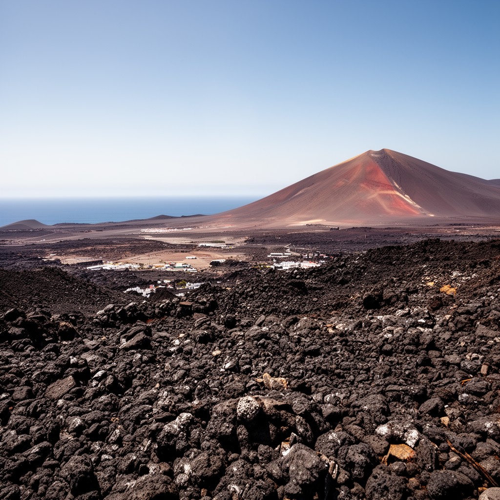 AI-generated illustration of Lanzarote