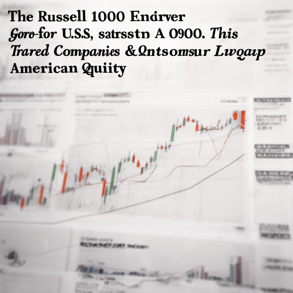 AI-generated illustration of Russell 1000 Index