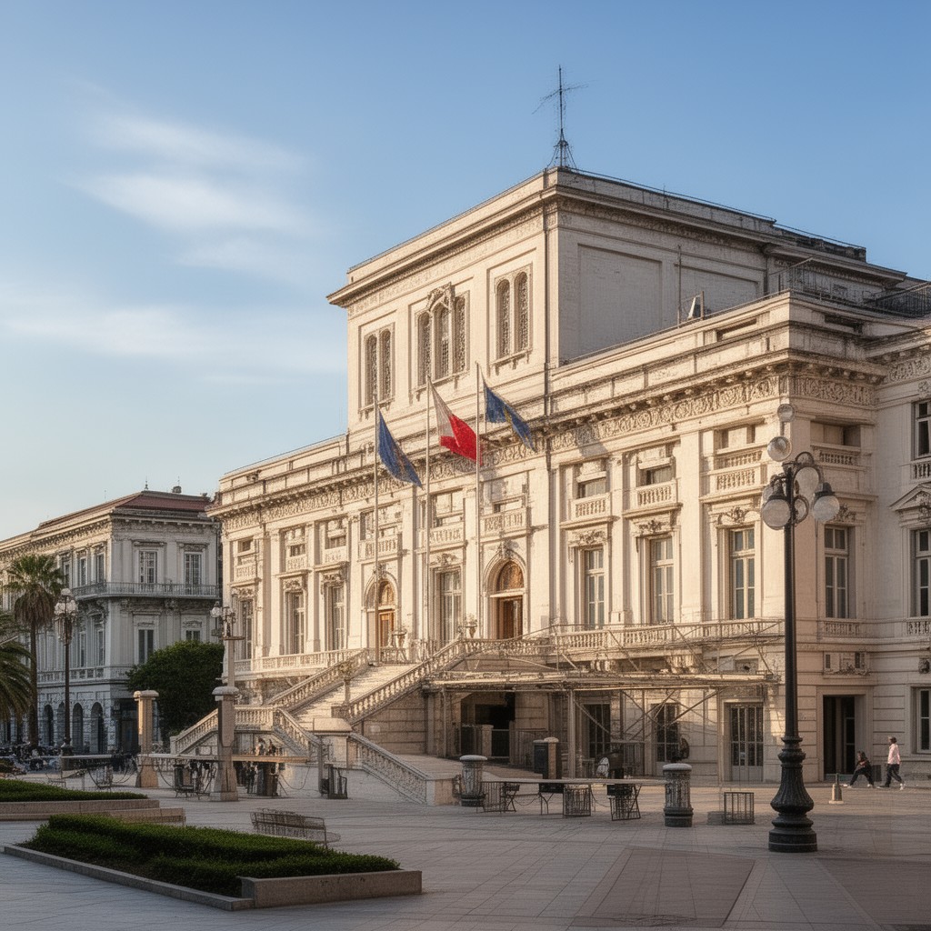 AI-generated illustration of University of Trieste